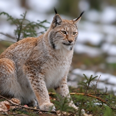 Paprastoji lūšis - Lynx lynx | Fotografas Gintautas Steiblys